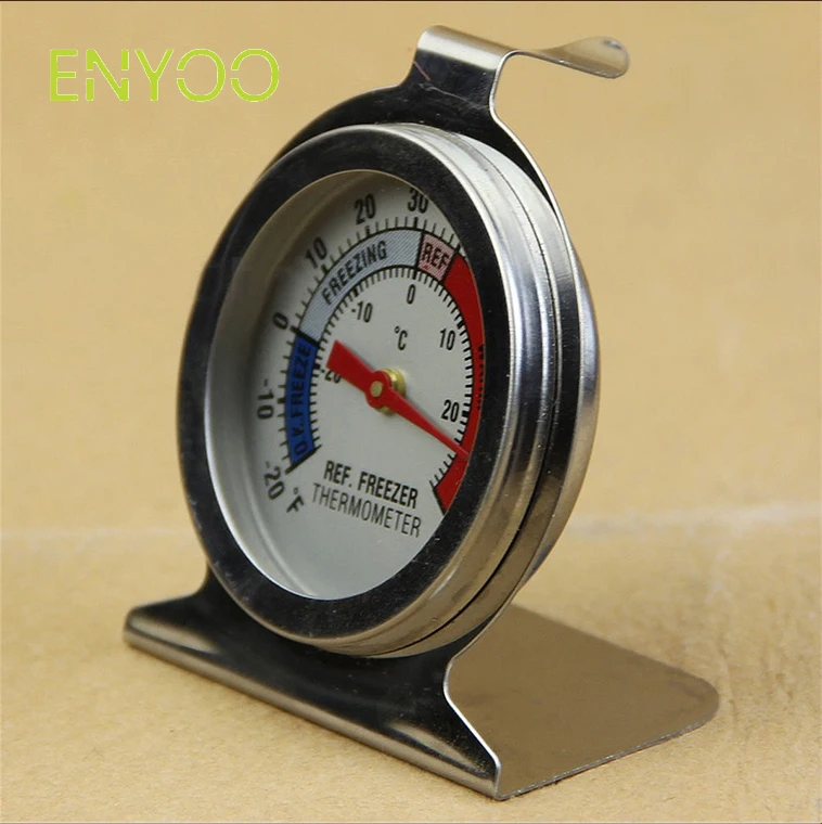 
Home Kitchen Freezer/Refrigerator Large Stainless Steel Dial Thermometer 