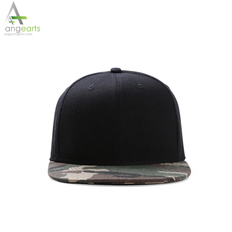 Wholesale custom multi color baseball cap without logo blank snapback hat fashion camouflage hip-hop cap