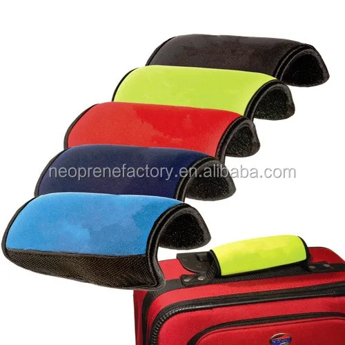 Adjustable top quality neoprene luggage/suitcase handle grip wraps