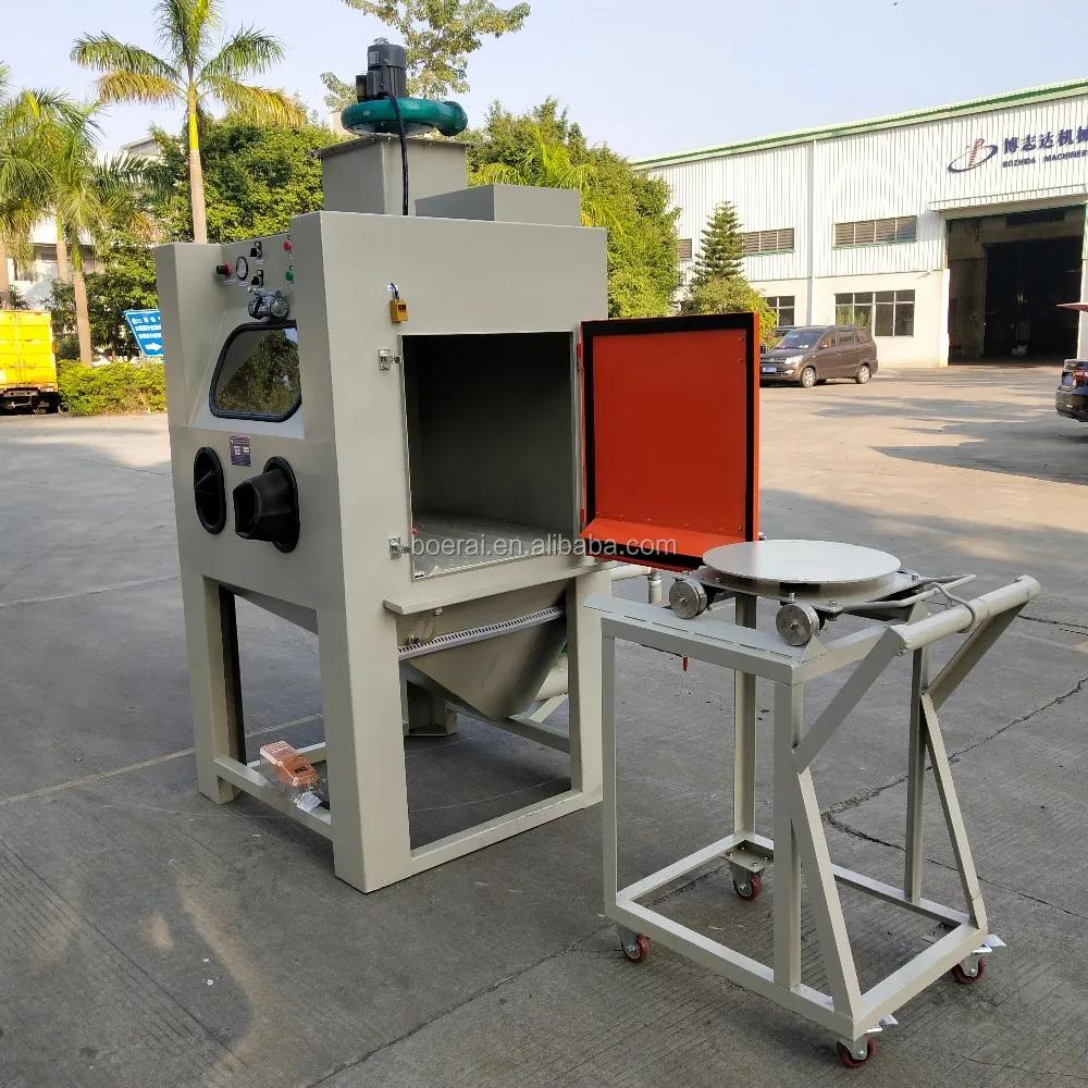 Vapour sandblasting machine ba-1000WT Stainless steel mold cleaning