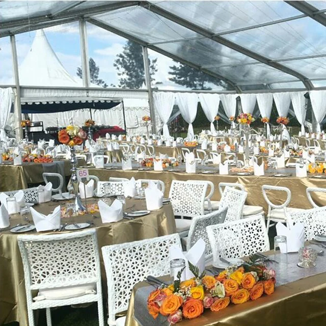 Outdoor transparent 300 people marquee luxury party tent for wedding events