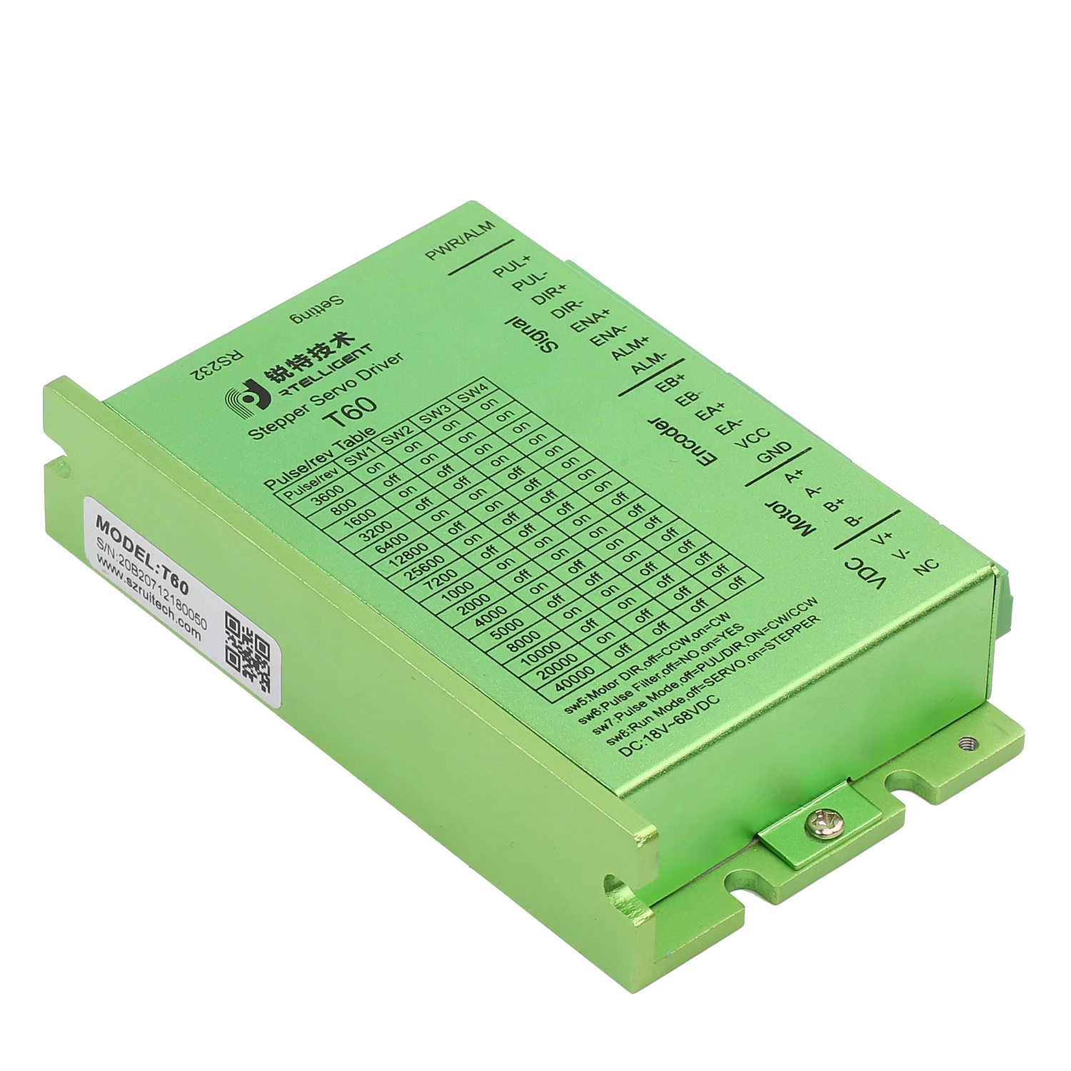 Stepper Servo Drive 24V-50VDC Closed Loop Nema 17/23/24 Motor Driver