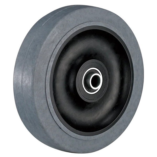 4inch Bolt Hole Stainless Steel Swivel Grey Rubber Caster Wheels