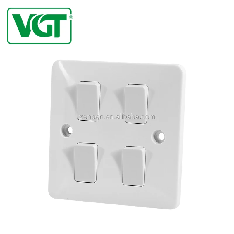 Энергосберегающие Африка Египет Британский стандарт 10A новый дизайн настенного выключателя