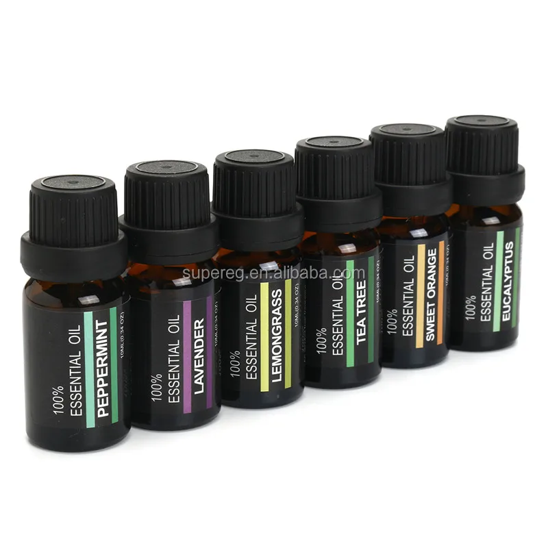
100% pure therapeutic grade essential oils 6pcs aromatherapy essential oils 