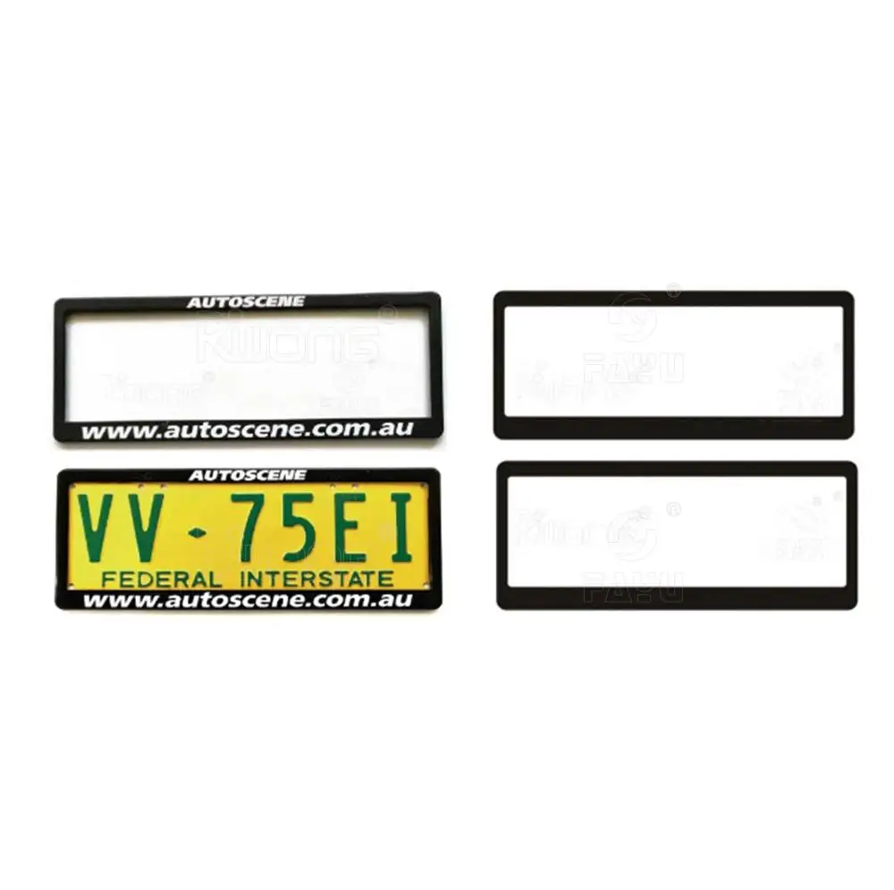 Australia acrylic car number plate surround