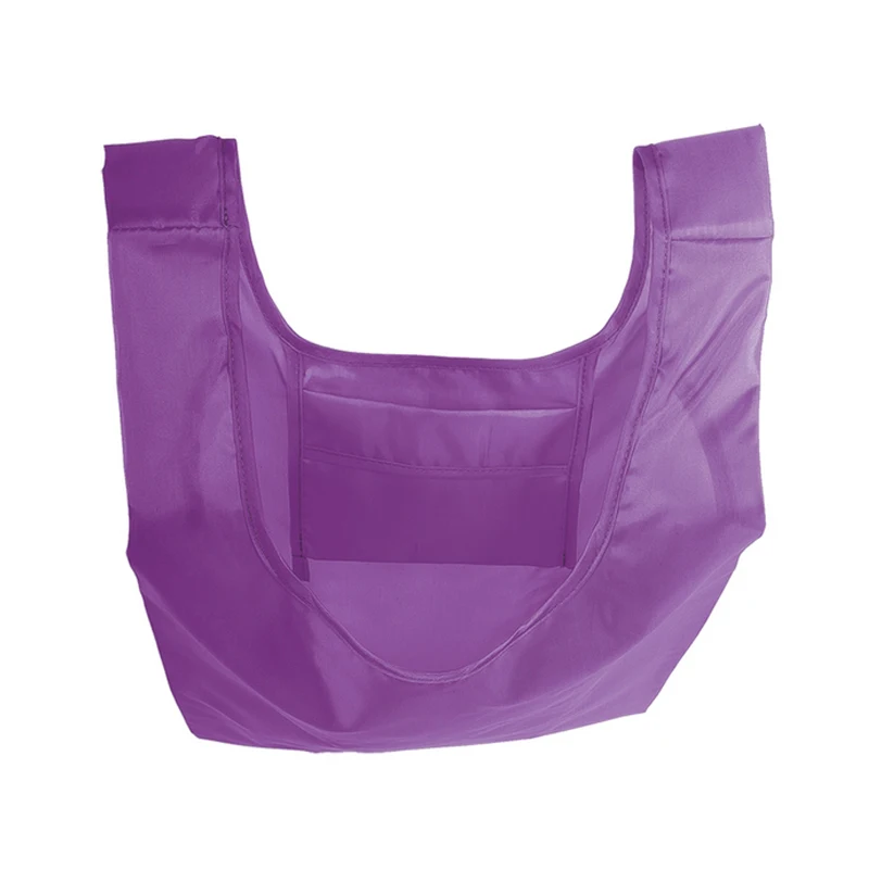 China Manufacturer Custom Logo Printed Polyester Nylon Foldable Christmas Shopping Tote Bag