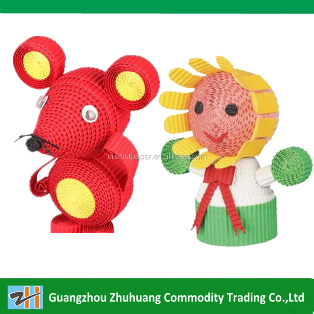 Corrugated cardboard paper sheet