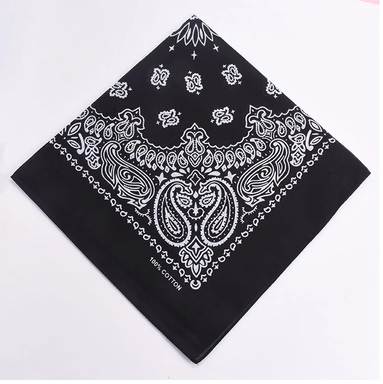 multifunctional custom paisley  cotton polyester  design your own face  bandana  scarf  printing