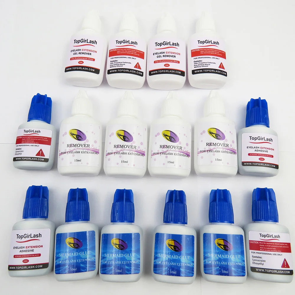 
Fast and Safe Eyelash Extension Glue Accept Custom Logo 1-3 Days 10 Pcs with MSDS Certification 