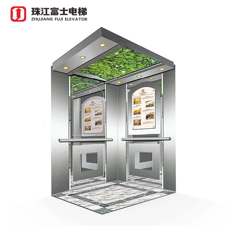 ZhuJiangFuJi Commercial Passenger Lifts Auto Door Passenger Elevator With Ce Certificate