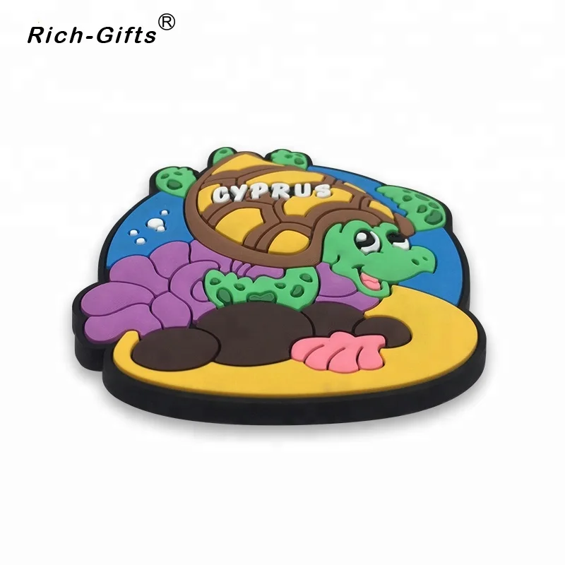 
Custom Made Distinctive Cyprus Souvenir PVC Rubber Fridge Magnet 