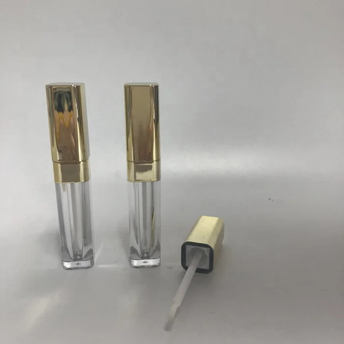 
Gold cap 4ml plastic nail polish bottles / empty mascara container / eco-friendly cosmetics tube packaging 
