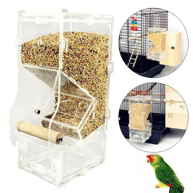 
APB-012 HANGING MINI TRANSPARENT ACRYLIC BIRD FEEDER,ACRYLIC BIRD FEEDER WITH 2 HOOKS,PLASTIC BIRD FOOD FEDER 