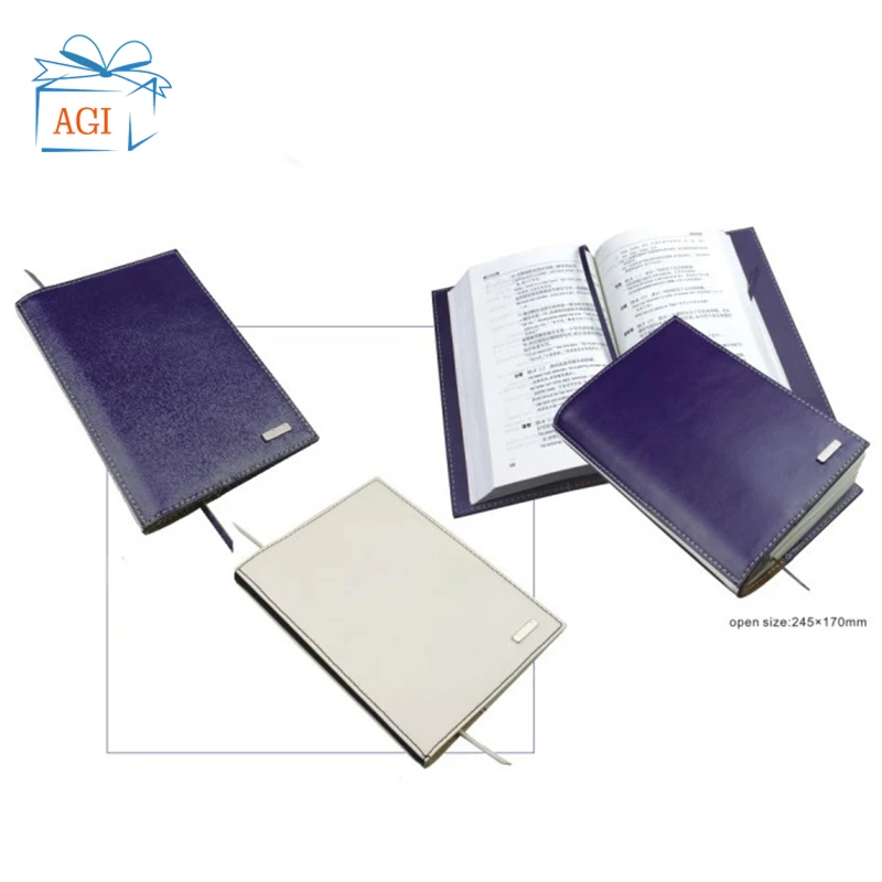 Moden design Leather embossed Colorful A4 pvc book cover