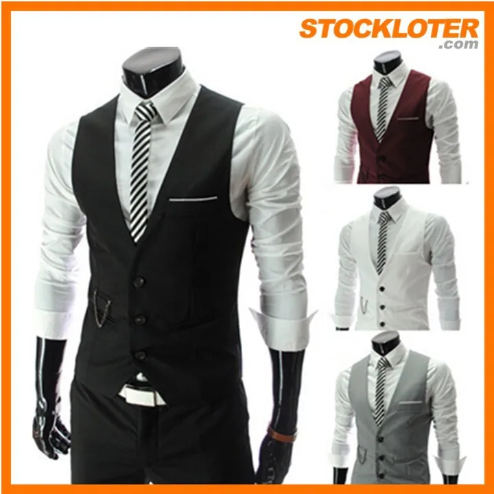 2015 новые модные мужские костюмы, подходящие жилеты, Приталенный жилет, в наличии, 150703o