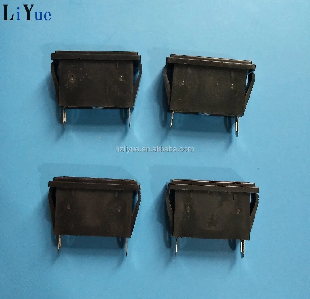 10 x EU US 2 Pin Panel Mount Power Socket Receptacle AC 250V 10A Black