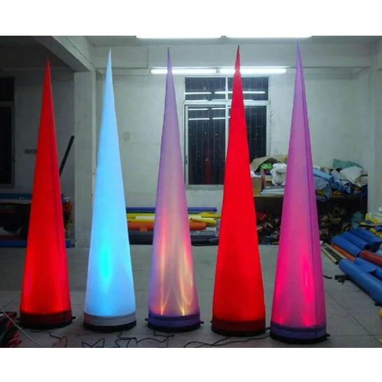 Blue Springs Advertising Led Lighting Inflatable Pillar Column for event party