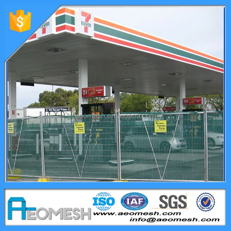 AEOMESH Australia or Canada high standard galvanized /powder coated temporary fence / paneles de la cerca de metal temporales