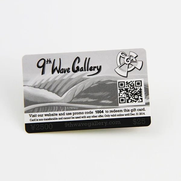 Custom blank gift barcode Plastic hi-co card lo-co card PVC Magnetic Stripe card printing