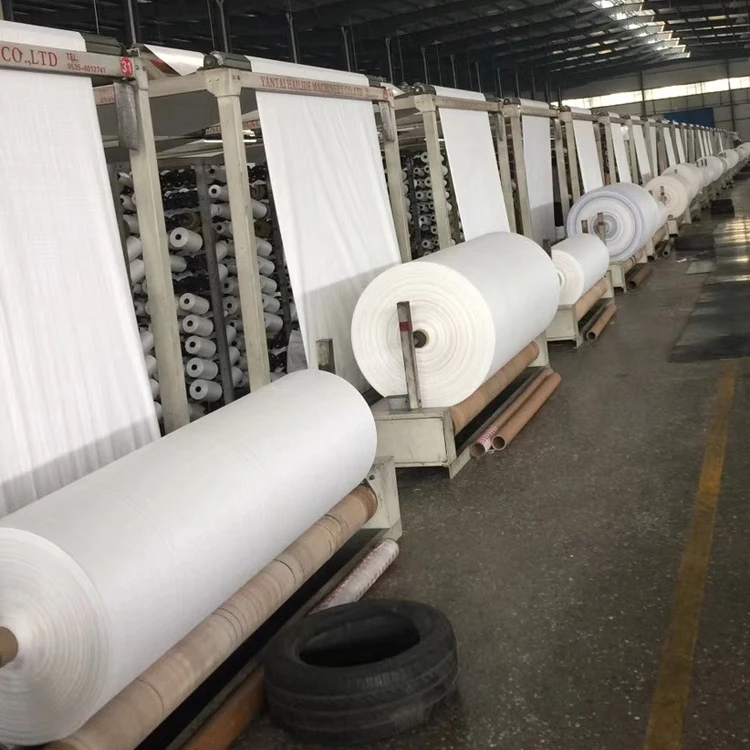 White pp woven fabric rolls /pp woven rolls/pp woven fabric materials rolls