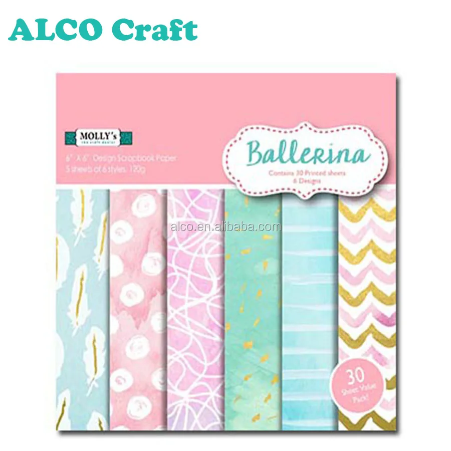 30 листов декора балерины дизайн Скрапбукинг Материал печать бумага крафт