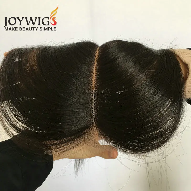  Недорогой Товар застежка из натуральных человеческих волос kim k 2 дюйма x 6 дюймов широкая средняя часть тонкая для черных женщин