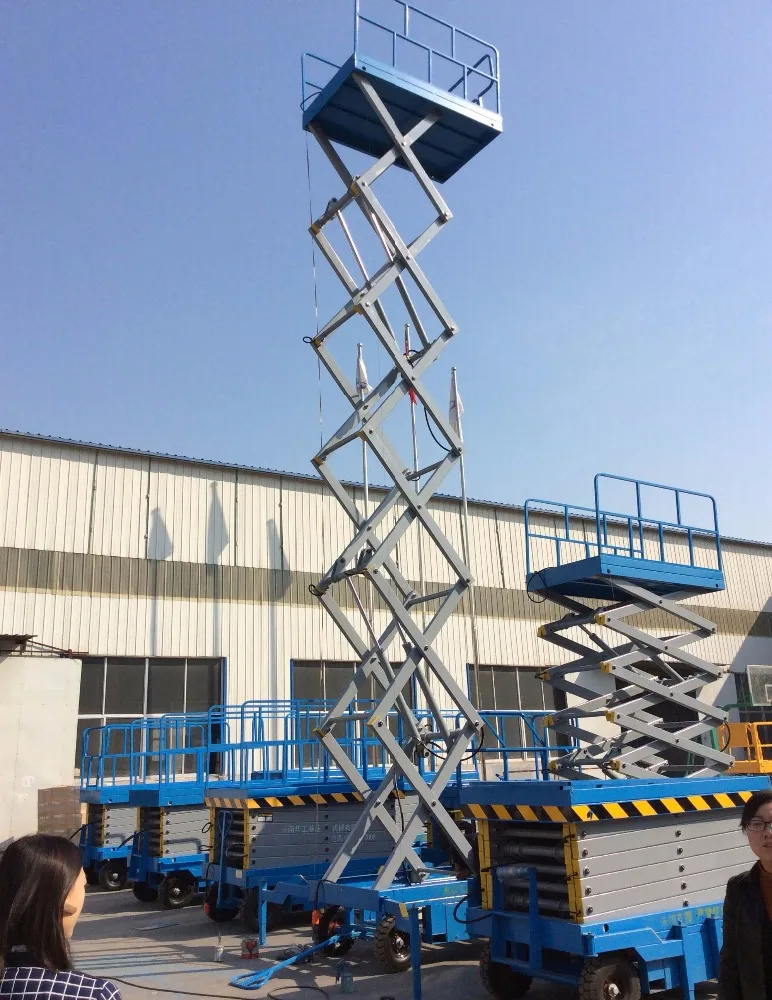 
hydraulic workshop scissor lift lifter machine 