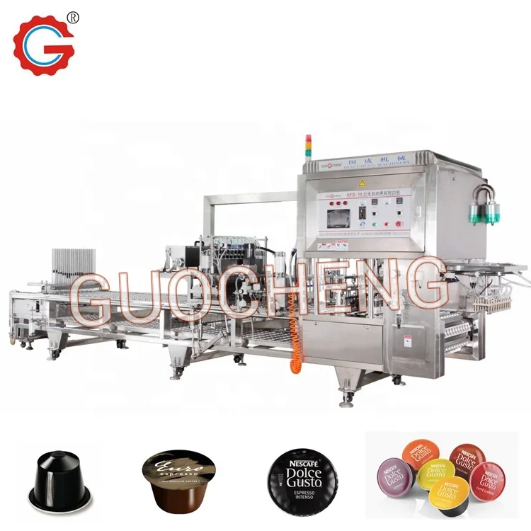 Automatic Powder Coffee Capsule Filling Machine Price for Nespresso Kcups dolce gusto