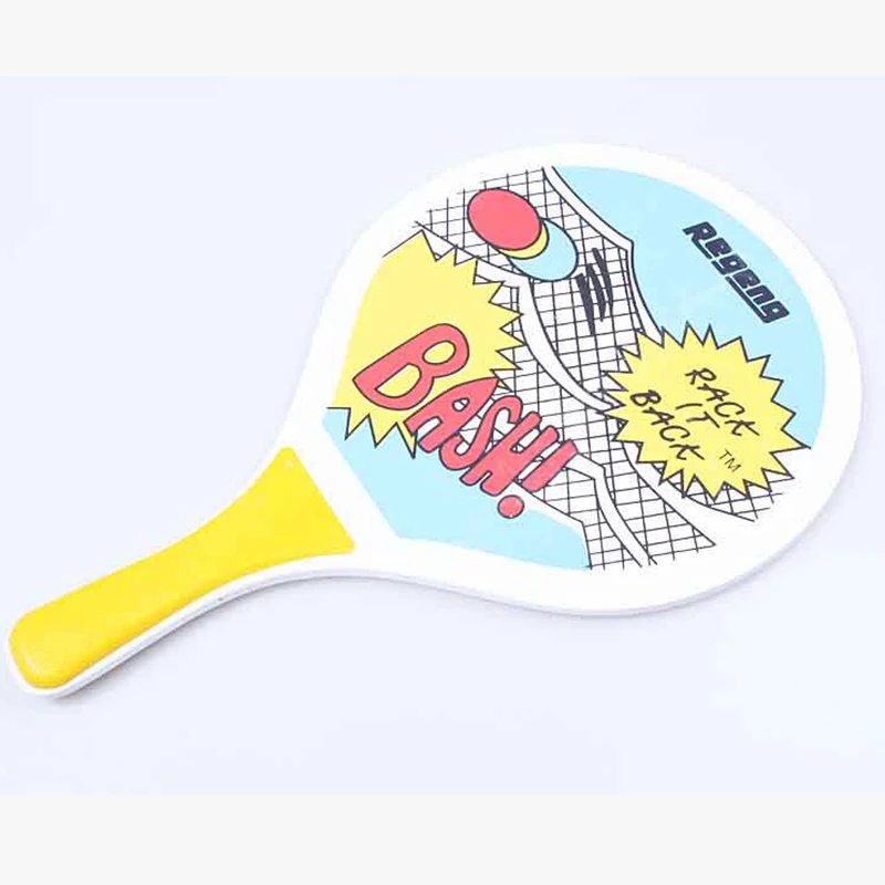 
OEM Wooden Beach Bat And Ball Set Toys Equipment Wood Beach Tennis Racket with Ball 