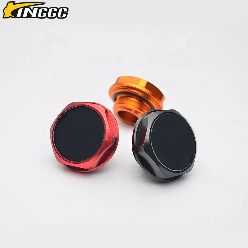Cnc Aluminium Engine Oil Fuel Filler Tank Cap Cover
