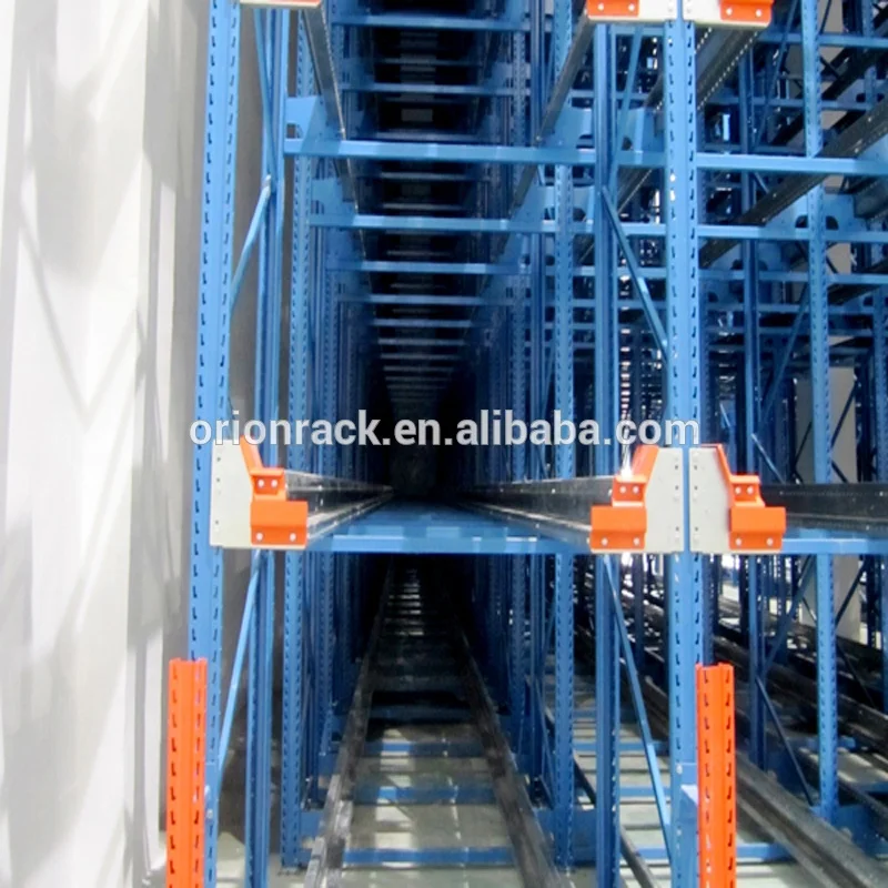 Automated Warehouse Racking System Radio Shuttle Rack With Pallet Runner