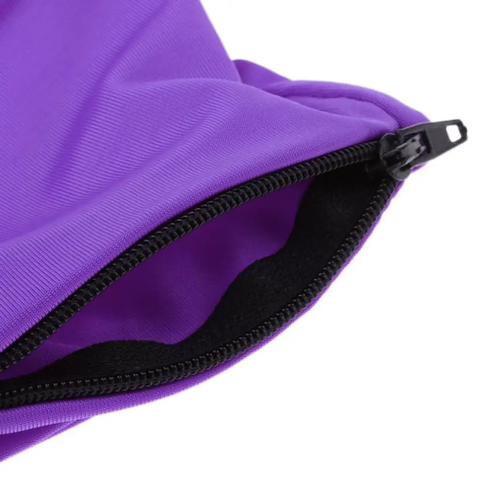 New Design Purple Sports Wrist band Zipper Wallet Sport Running Wallets African American Pouch card holders