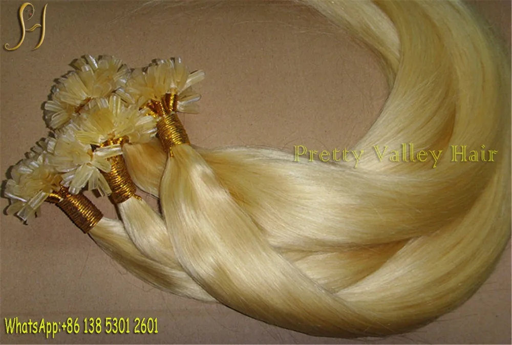 
alibaba 100% Italian Keratin european hair extension 