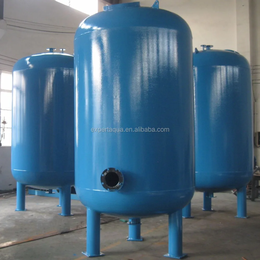 
industrial carbon steel coated sand filter tank 
