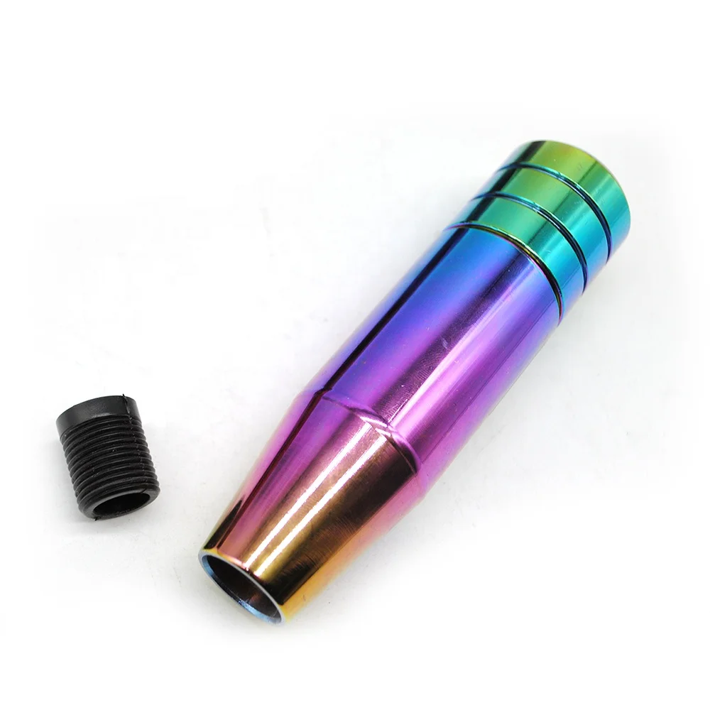 Gear Shift Knob Universal Automatic Unique Cars Styling Aluminium Alloy Universal Fitting High Level SY-PDT0377B Color Box 130MM