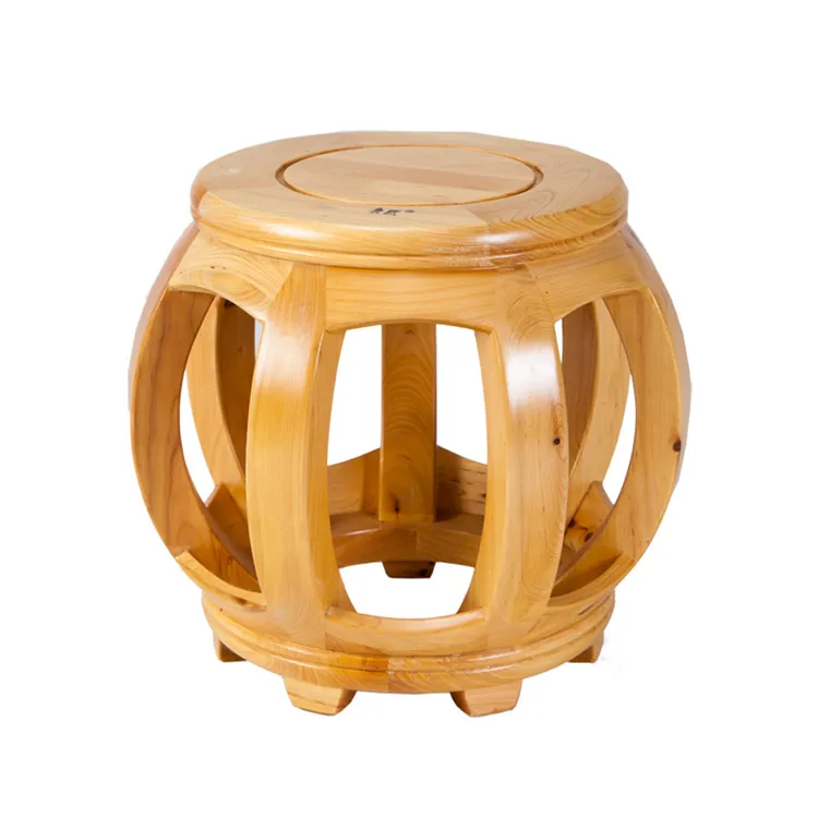 Best selling Chinese classic handmade solid wooden stool for teaChinese classic handmade solid wooden stool for tea-drinking
