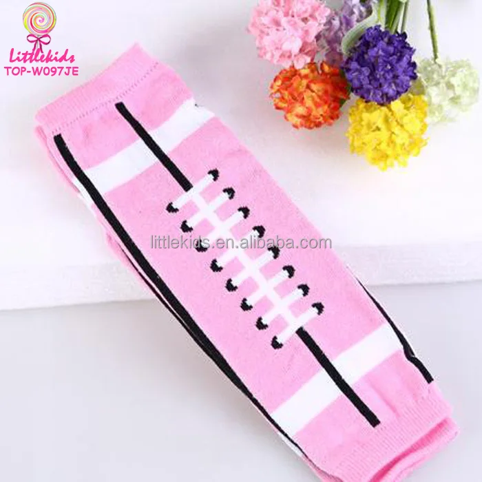 In Stock Wholesale Newborn Baby Leg Warmers Rainbow / Stripes / Heart / Football Infant Toddlers Boy And Girls Short Leg Warmers