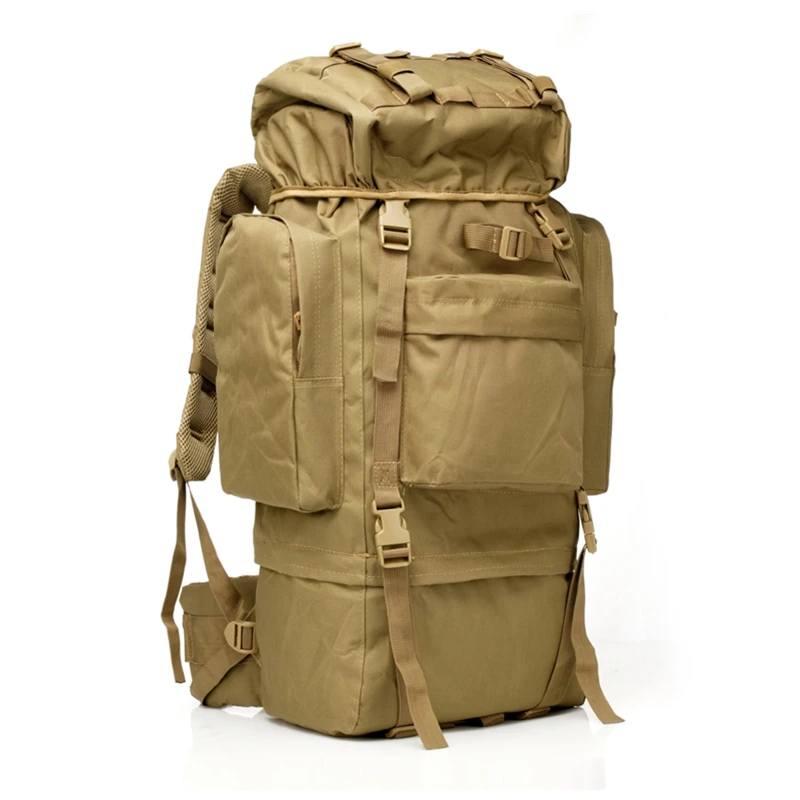 11-Colors 65L Outdoor Mountaineering Bags Field Tactical Camo Backpack