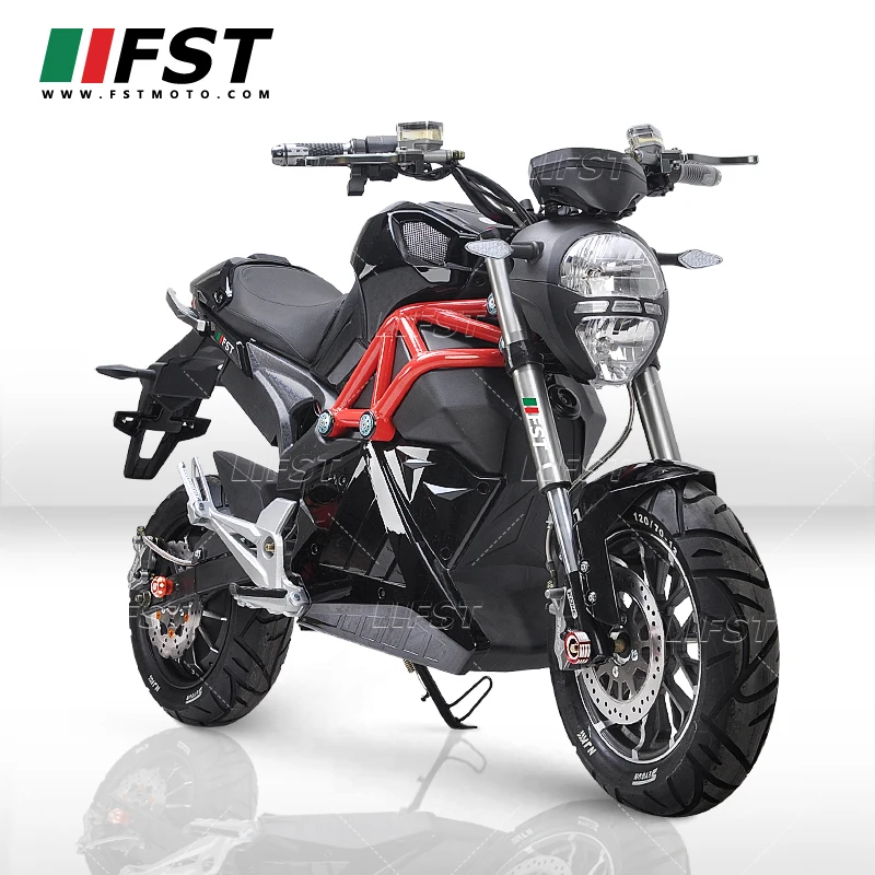 2000W electric Motor 72V China for fast sport Electric Motorbike For Racing With Front Light