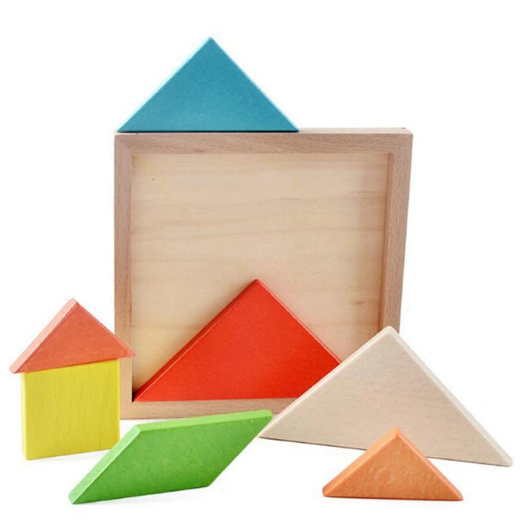 
High Quality Kids Wooden Tangram Puzzle 