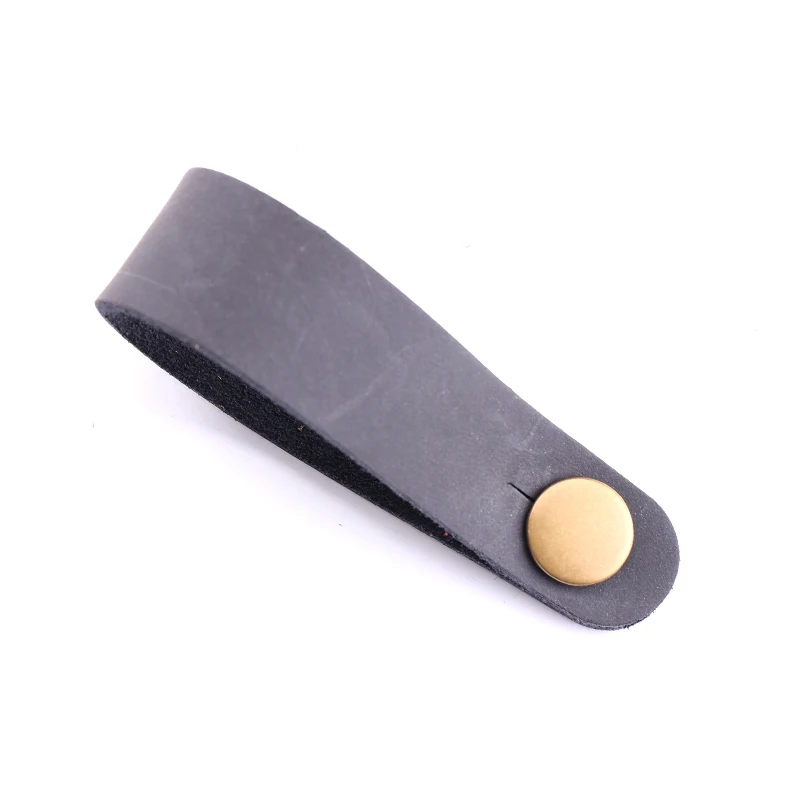 Wholesale custom fashionable Acoustic Guitar Leather Strap Button headstock