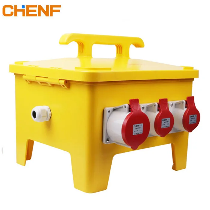 Портативная Временная Водонепроницаемая наружная электрическая распределительная пустая коробка