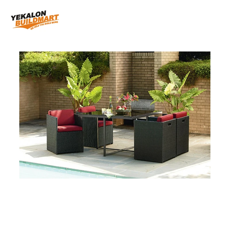 Заводская поставка комплект плетеных диванов для патио роскошный уличной мебели