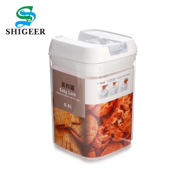 
Недорогой Герметичный пищевой пластиковый контейнер для хранения на кухне, 203 г, 800 мл 