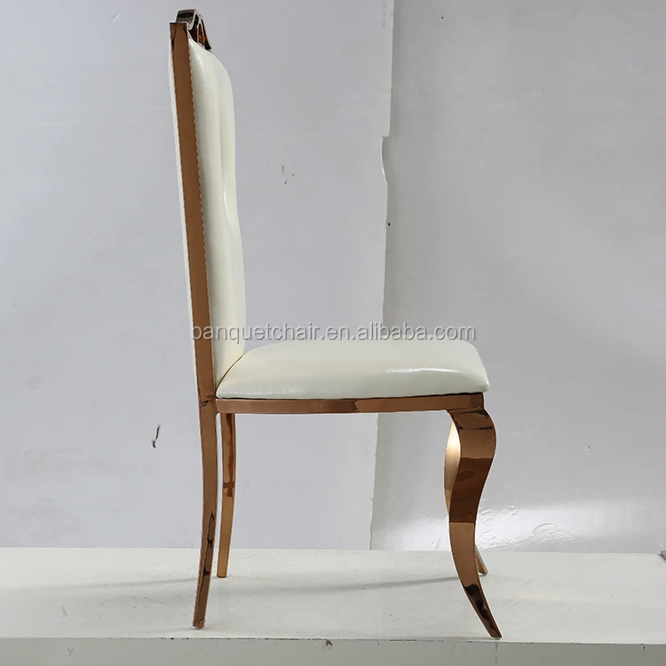
glodern stainless steel banquet chair hotel chairs dining chairs cream for indoor used 
