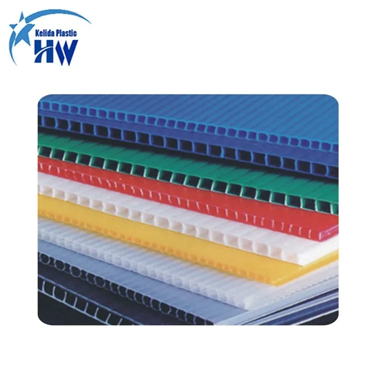New good price  Customized printing and reliable  PP Corrugated plastic  corflute board correx correx plastic sheet
