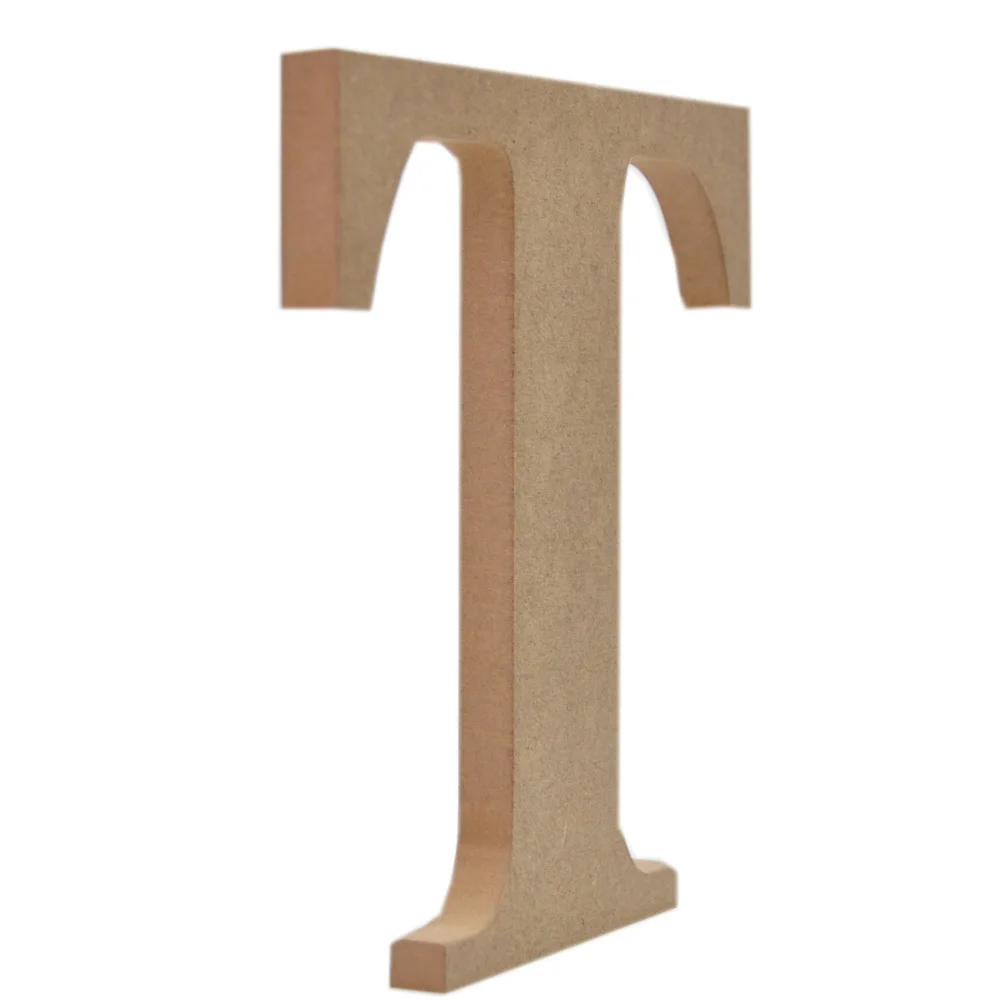 Wooden arts and crafts customized MDF alphabetic for craft