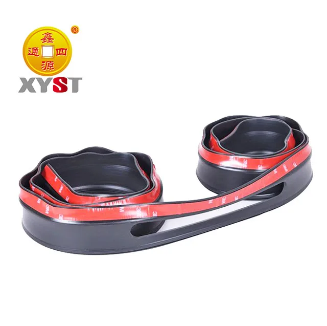 Eco-friendly Self-adhesion B-shape Type Moulding Trim Rubber Strip EPDM Sponge Extrusion Ozone Resistance, Flexible Etc -40~120℃