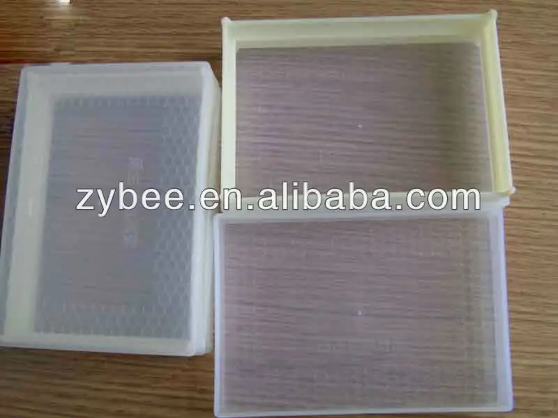 Square Shape Box Comb Honey Cassette Beekeeping Honeycomb Containers with Frame